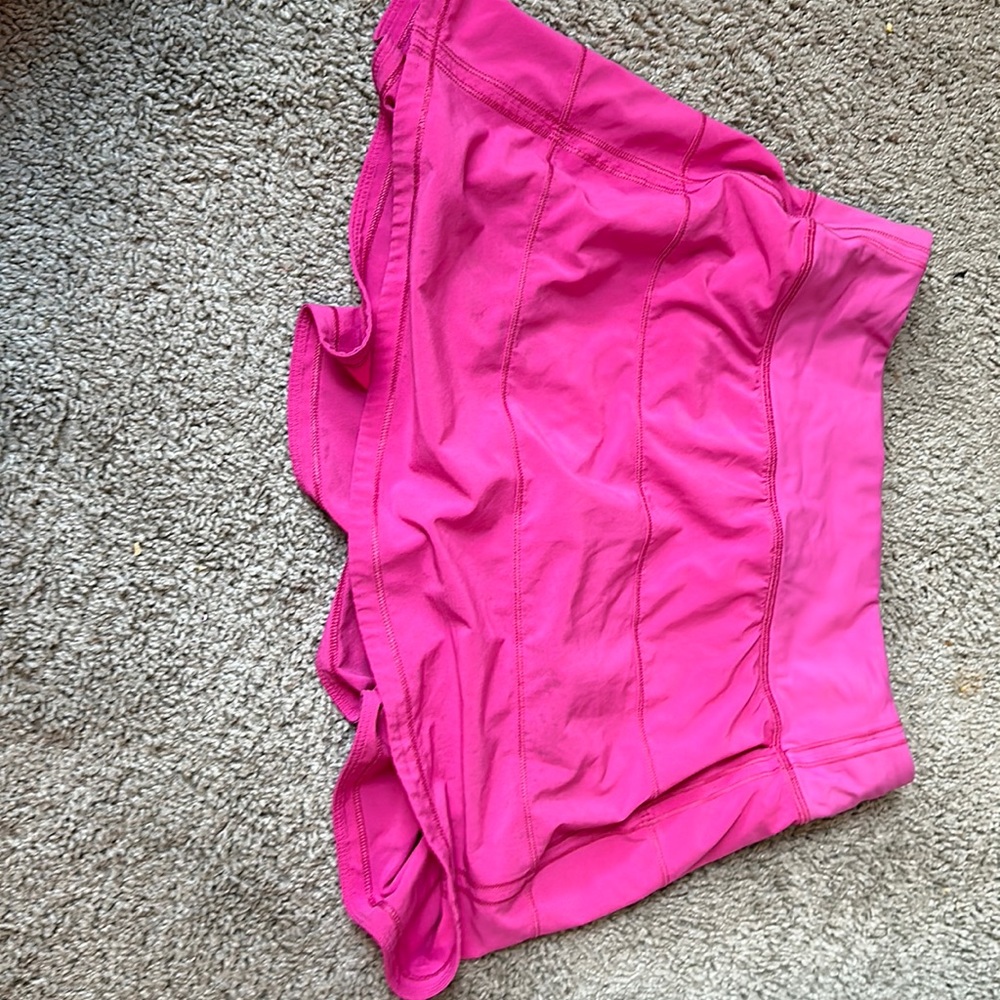 Pink lulu lemon paceway revival skirt